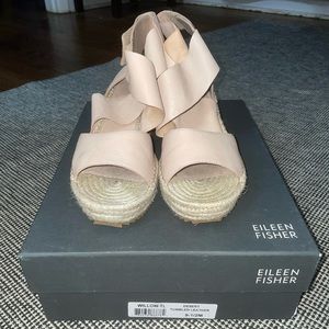 Eileen Fisher Willow Platform Wedge Espadrille
